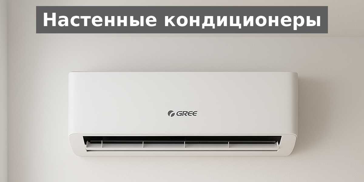 Настенные кондиционеры для дома и офиса