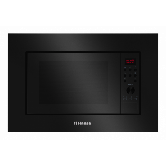 Встраиваемая микроволновая печь Hansa AMGB20E2GB 60 см цвет черный