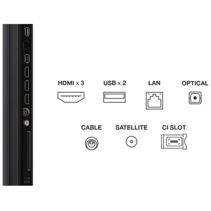 Телевизор TCL 55C6KS QD-Mini LED, 4K Ultra HD, Dolby Audio и Atmos