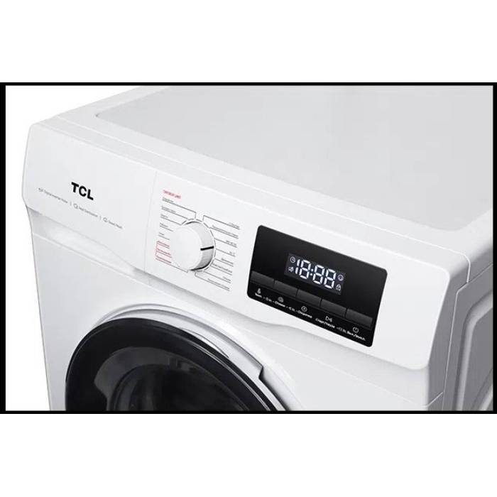 TCL WF7010F60BW — автоматическое взвешивание белья, встроенные цифровые весы, оптимизация расхода воды и времени стирки, экономия электроэнергии.