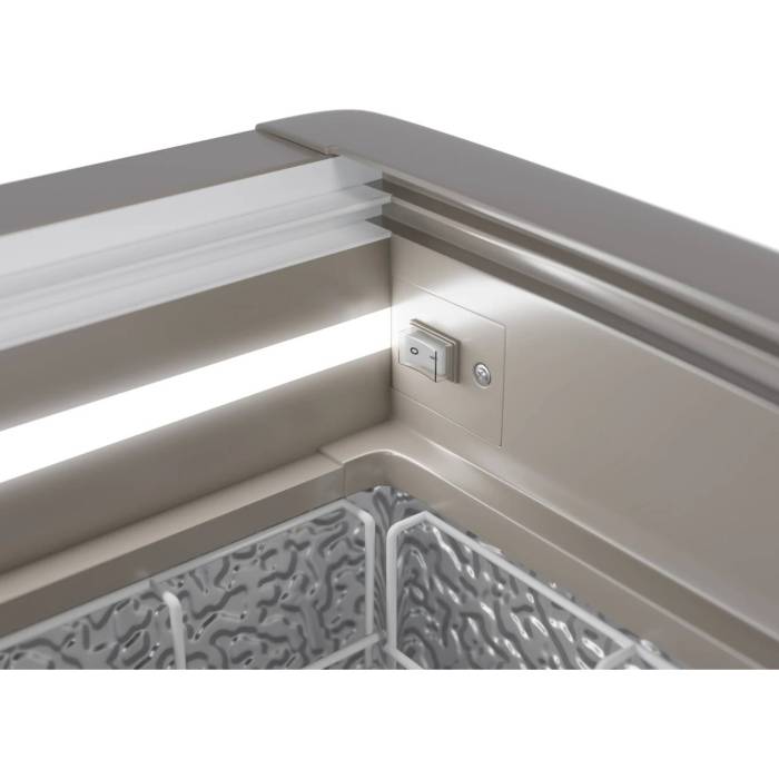 Haier GTS2500G — ларь-бонета на 1110 литров и шириной 250 см. Купить с доставкой по Кыргызстану и бесплатной доставкой в Бишкеке.