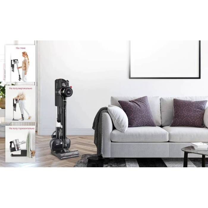 LG A9K-CORE — зарядная станция с 3 вариантами установки: настенная, напольная вертикальная или горизонтальная