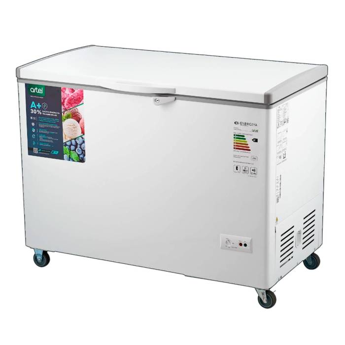 Artel AFB370 — морозильный ларь 330 л, капельная система, -24°C, A+ класс, купить в Бишкеке с доставкой