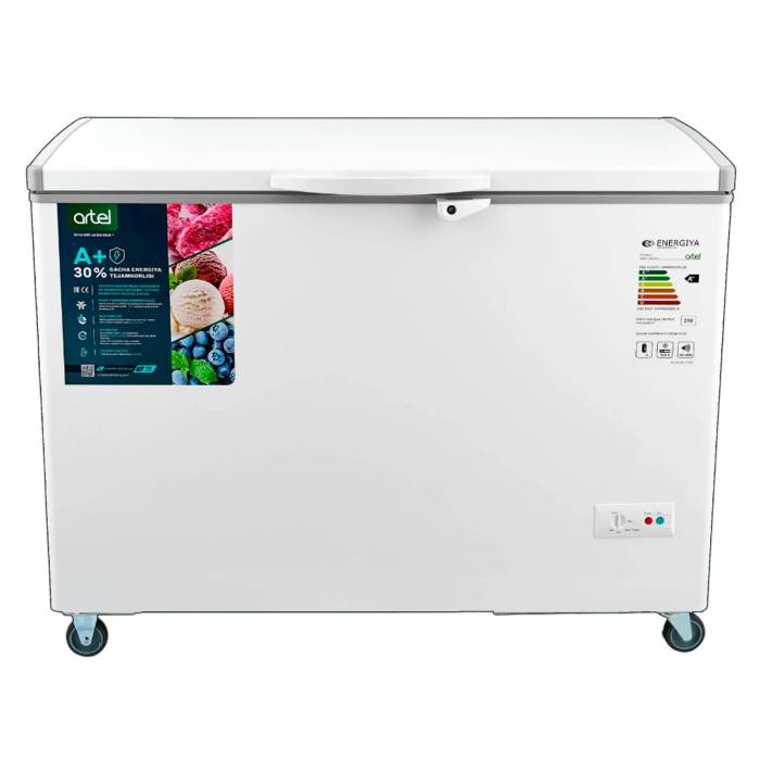 Artel AFB370 — морозильный ларь A+ класса, 24 ч автономной заморозки, заказать онлайн в Кыргызстане