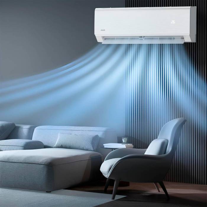 AUX 18-CA INVERTER, мощность охлаждения 5.4 кВт и отопления 5.6 кВт, эффективная работа при температуре до -25°C, заказать в Бишкеке