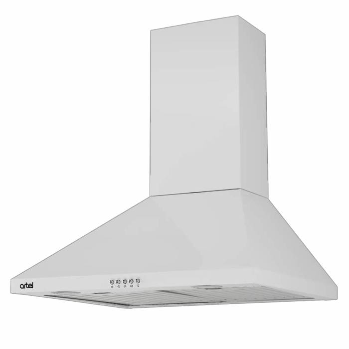 Artel ART-0760 PRIMA W — мощная кухонная вытяжка, LED-подсветка, заказать онлайн в Бишкеке