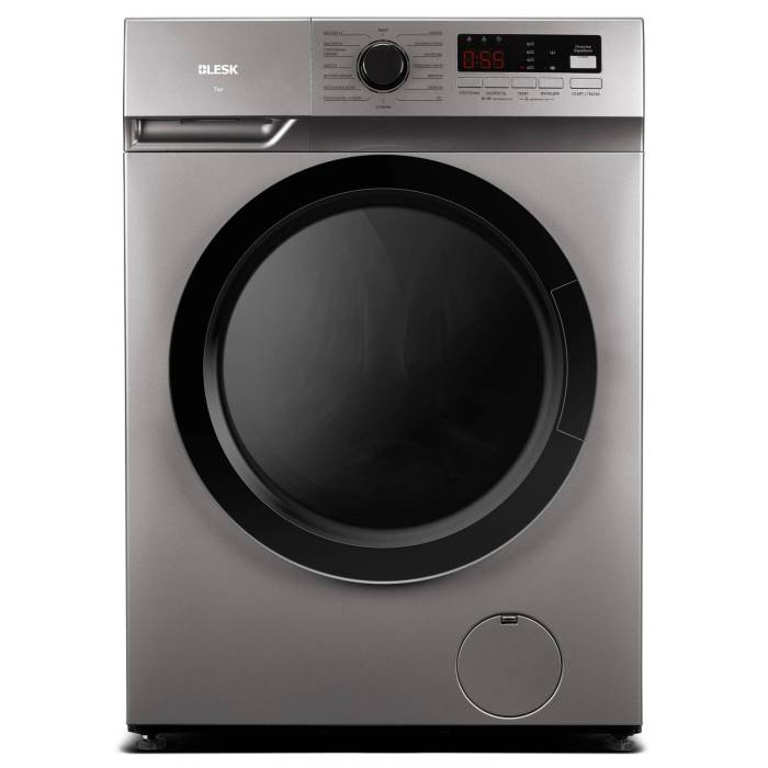 Стиральная машина BLESK BFN70-2203SSL — компактные размеры 595×400×850 мм, вес 57 кг, заказать онлайн