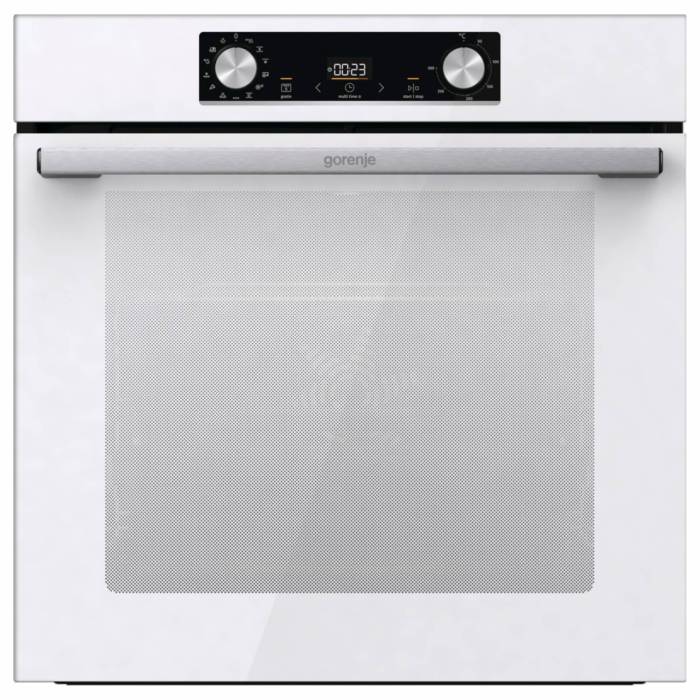 Gorenje BOS6737E06WG — белый духовой шкаф с паром и AirFry, купить в Бишкеке