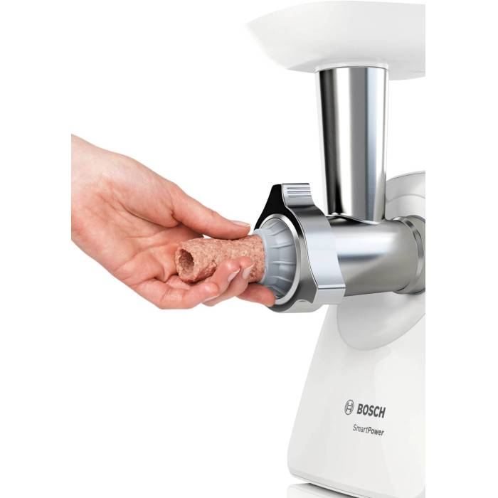 Мясорубка BOSCH MFW2520W — Мощность: 350 Вт, максимальная: 1500 Вт — Onbir.kg Бишкек, Кыргызстан