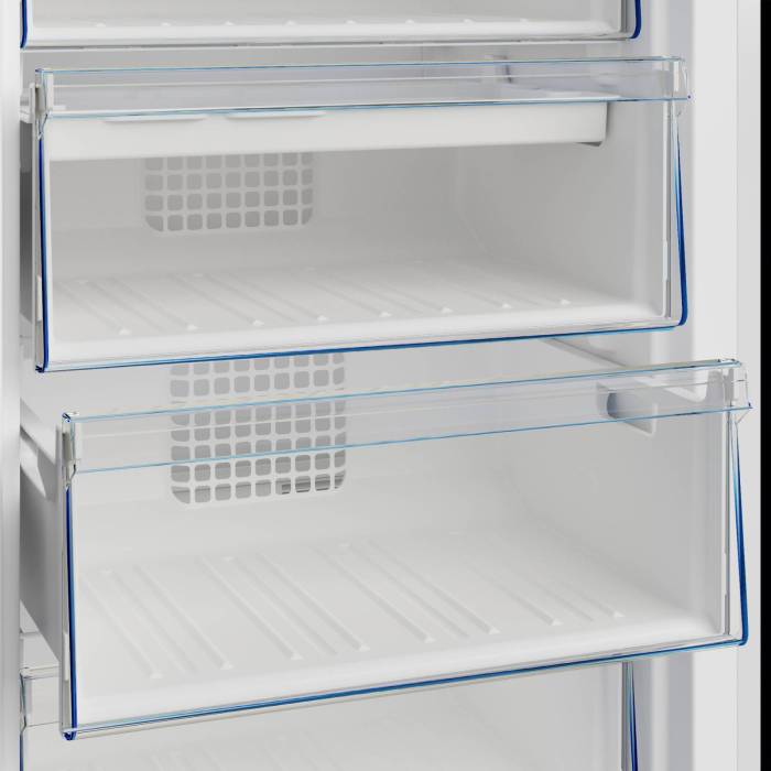 Морозильник Beko B1RFNK312S, 312 л, с системой NoFrost и FreezerGuard, серебристый цвет, доставка по Бишкеку и регионам Кыргызстана