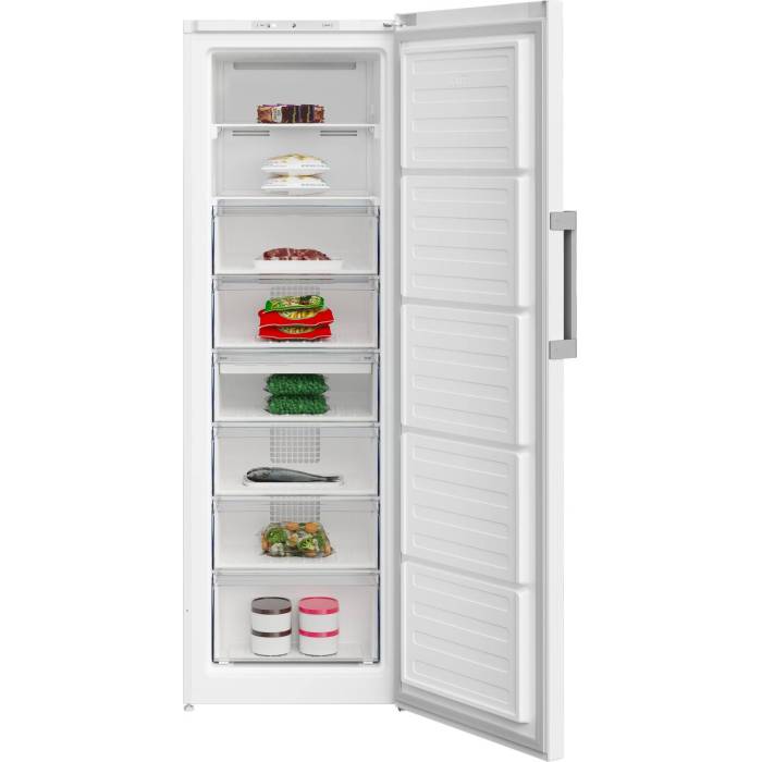 Beko B1RFNK312W — вертикальная морозильная камера с технологией NoFrost, объемом 312 л, 6 ящиков, заказать онлайн с доставкой по Кыргызстану