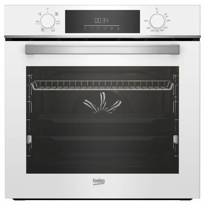 Beko BBIE18300W — экономичная духовка класса А с электрическим грилем и паровой очисткой SteamShine®. Заказать в Кыргызстане