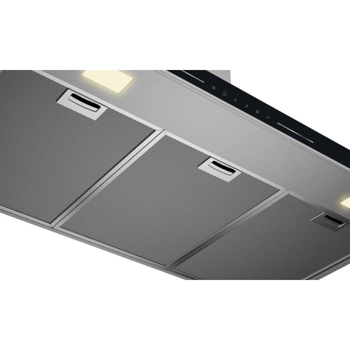 Beko BHCB96641BBHS каминная вытяжка с металлическими фильтрами и возможностью установки угольного фильтра
