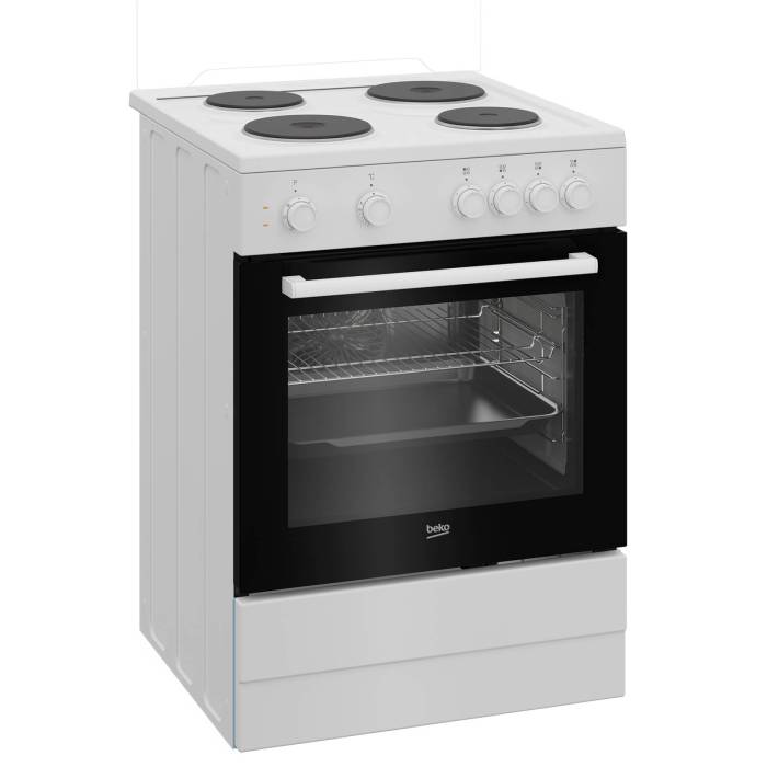 Beko FBE66000WD — прочная металлическая поверхность устойчива к повреждениям и легко очищается