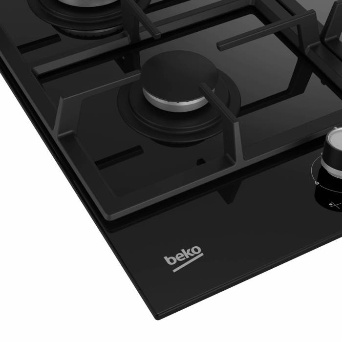 Beko HILG 642C5 SB — встраиваемая модель с чёрной стеклянной поверхностью, купить онлайн в Бишкеке