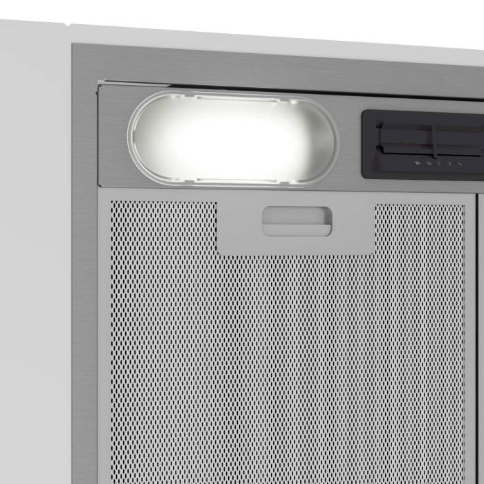 Beko HNU51311SH компактная вытяжка для кухни с низким уровнем шума, производительность до 381 м³/ч