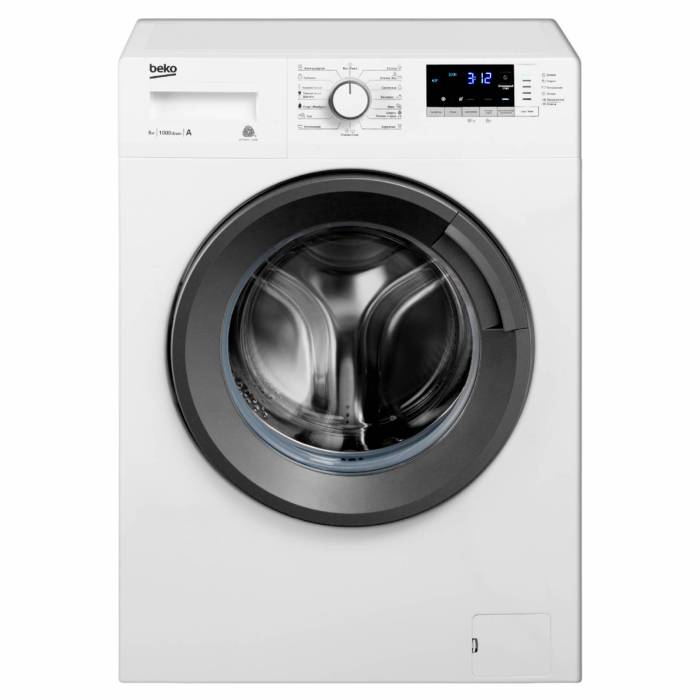 Стиральная машина Beko WRE6512ZAW с загрузкой 6 кг — купить в Бишкеке