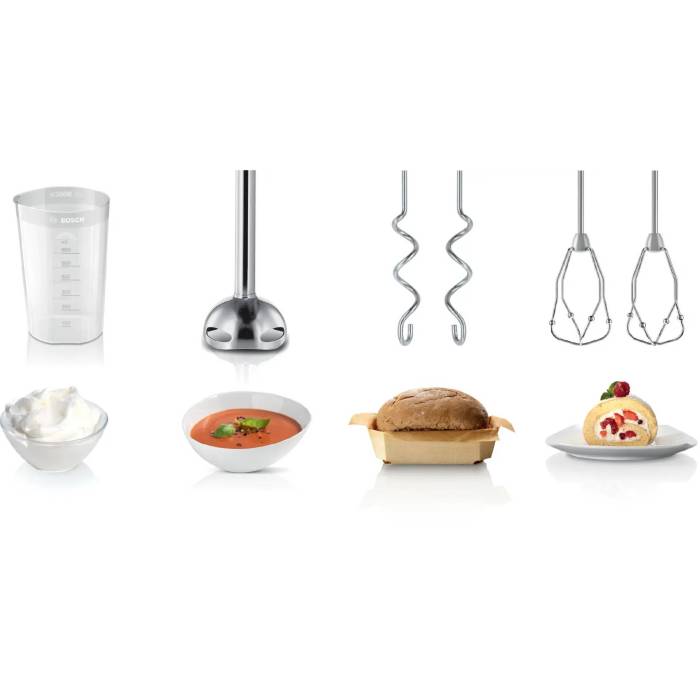 Миксер BOSCH MFQ4080 — Цвет: белый — Onbir.kg Бишкек, Кыргызстан