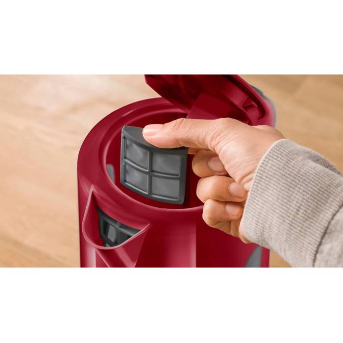Чайник Bosch TWK6A514 — Цвет: красный, корпус из пластика — Onbir.kg Бишкек, Кыргызстан