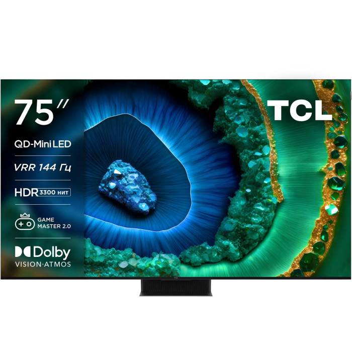 Телевизор TCL 75C855 QD-Mini LED 75″ 4K 144 Гц - купить в Бишкеке с доставкой