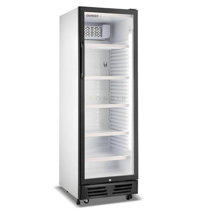 Витринный холодильник CHANGER SC-380 — объём 380 л, капельное охлаждение, Купить в Бишкеке