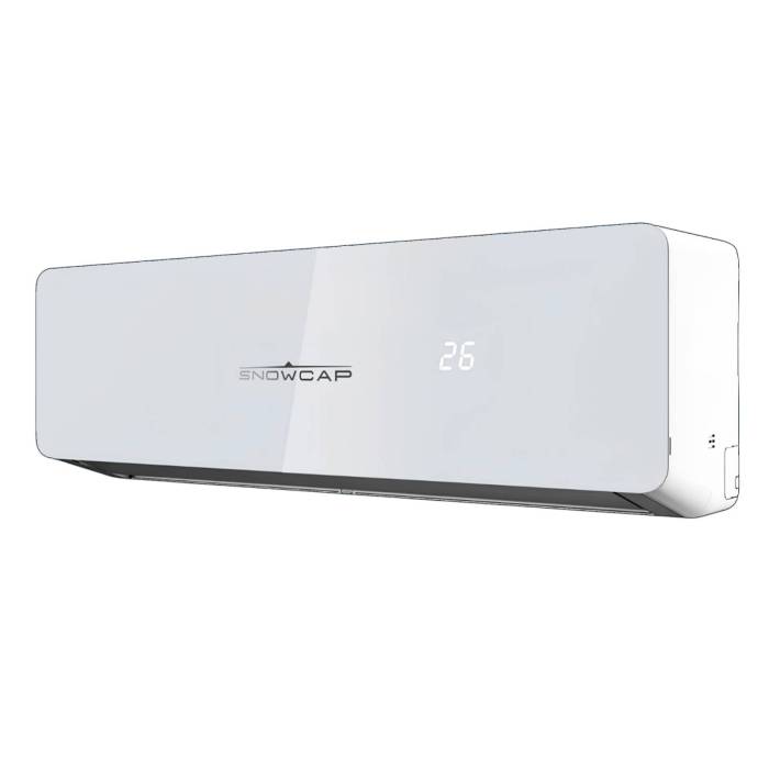 Кондиционер SNOWCAP AC09 SIR INVERTER — стильный внутренний блок с имитацией зеркала, инверторный компрессор GMCC/HIGHLY, заказать с установкой по Кыргызстану