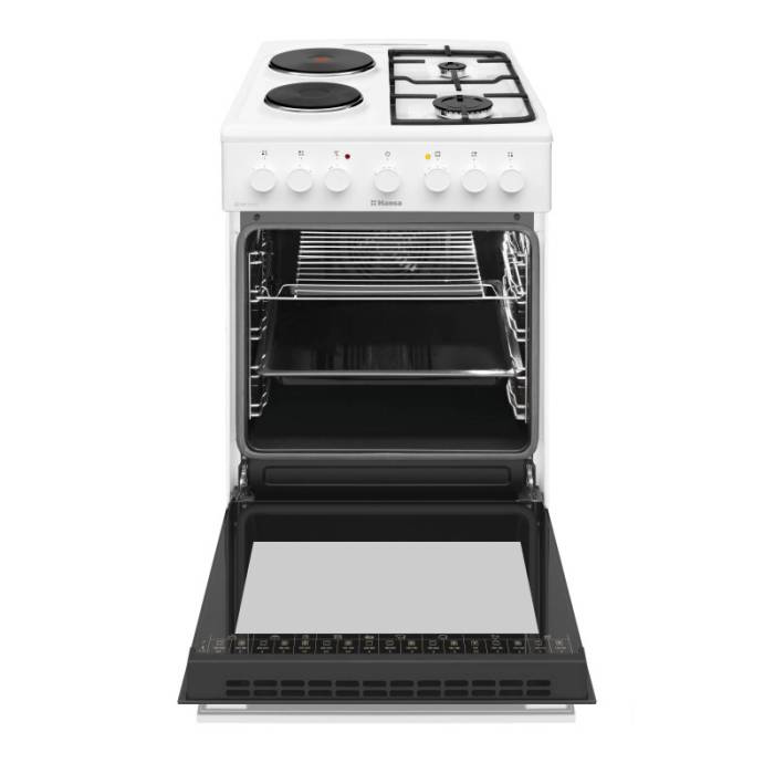 Плита Hansa FCMW58143 – идеальное сочетание газовых и электрических конфорок для вашей кухни. Закажите с доставкой по регионам Кыргызстана!