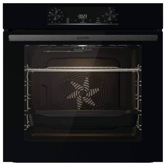 Духовой шкаф Gorenje BO6735E02BK — стильный черный корпус, купить в Бишкеке с доставкой