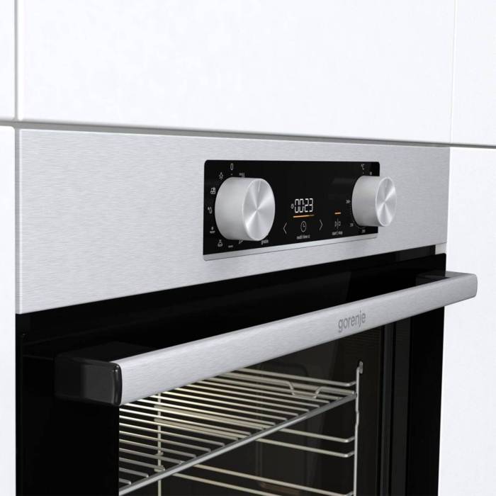 Духовка Gorenje BO6735E02XK — управление IconLED и поворотные переключатели, купить для кухни в Кыргызстане