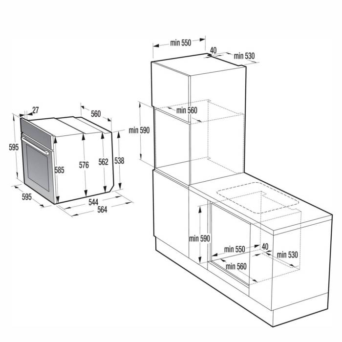 Духовка Gorenje BO6735E02XK — надежность производства Словении, заказать в Бишкеке онлайн