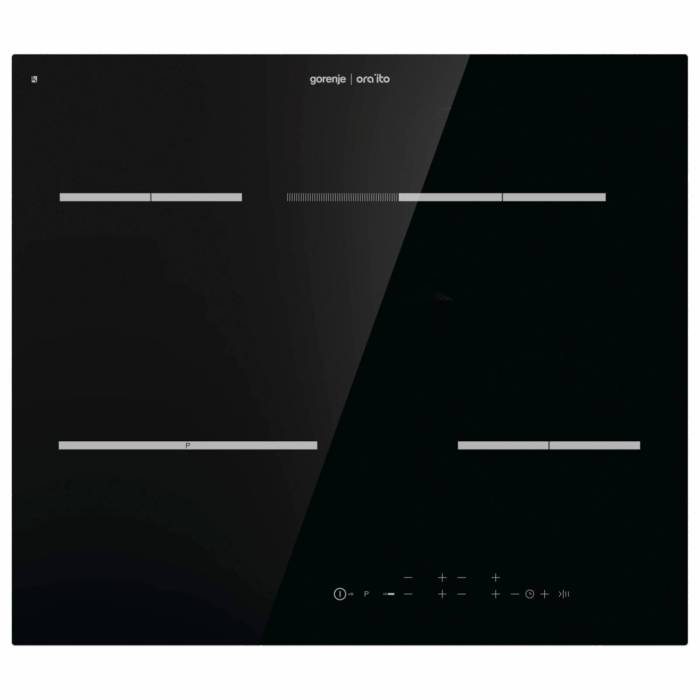 Gorenje ECT648ORAB — глянцевая черная поверхность без рамки, элегантный дизайн, заказать в Бишкеке