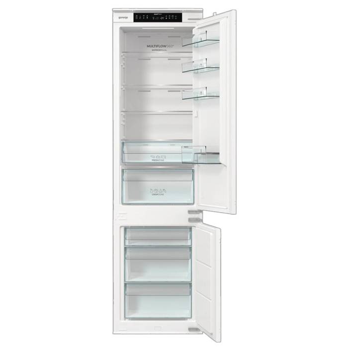 Gorenje NRKI5191 — встраиваемый двухкамерный холодильник с морозильником, купить в Бишкеке