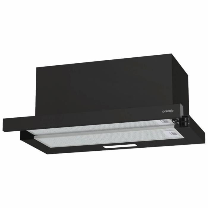 Gorenje TH606E7B — компактная встраиваемая вытяжка для кухни, удобное управление, заказать с доставкой в Бишкеке