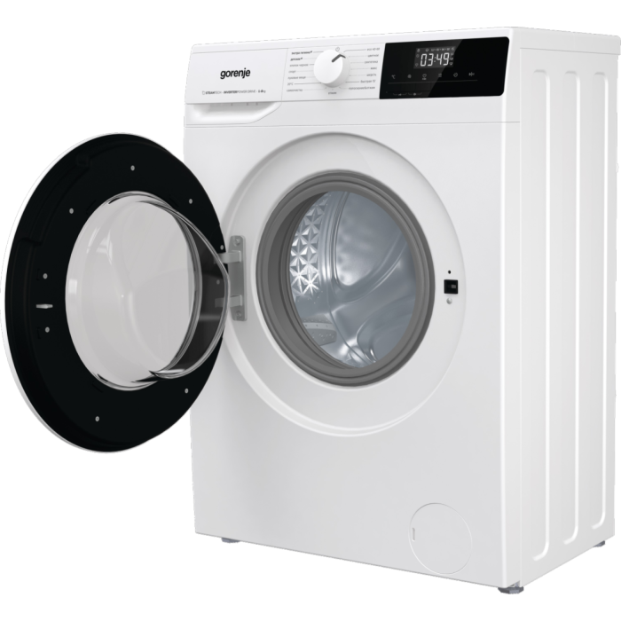 Gorenje WNHPI84AS/R, 8 кг, инверторный мотор, 15 программ, паровая обработка. Купить с доставкой