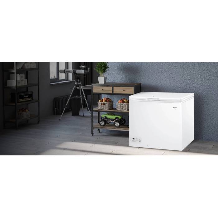 Ларь морозильный HAIER HCE251R, 251 л, 2 съёмные корзины, суперзамораживание, компактный размер, доставка в Бишкеке