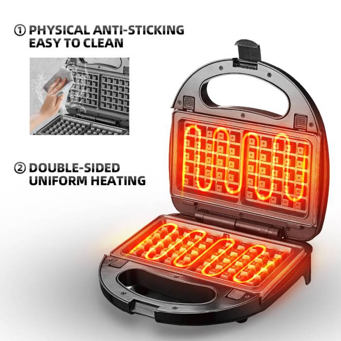 Haley HY-1033 — антипригарные пластины, лёгкая очистка и удобный уход