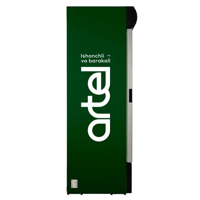 Artel HS390SN — витринный холодильник 300 л, ST климатический класс, купить в Бишкеке с доставкой