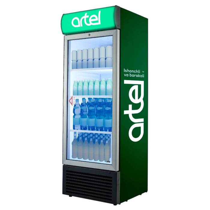 Artel HS390SN — холодильник с Eco Frost, 4 металлические полки, купить онлайн с доставкой