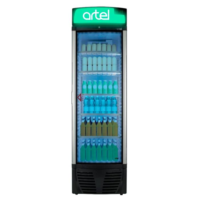 ARTEL HS520SN — витринный холодильник с LED-подсветкой и капельной системой, 203.5 см