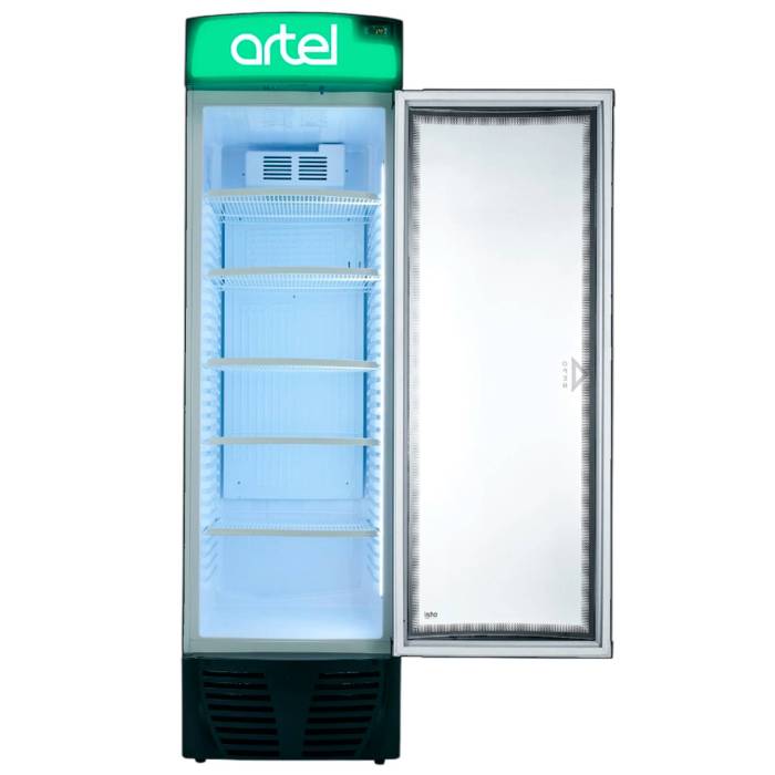 ARTEL HS520SN — белый холодильник 400 л, высота 203.5 см, купить в Кыргызстане для магазина