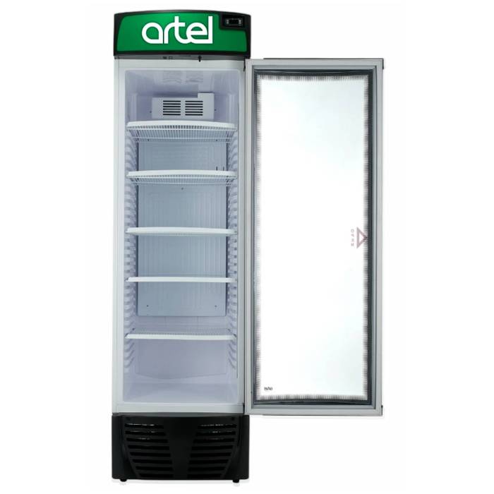 ARTEL HS520SN — 400-литровый витринный холодильник, высота 203.5 см, купить в Кыргызстане