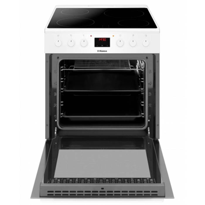 Hansa FCCW68233 — три электрические конфорки обеспечивают быстрый и равномерный нагрев для разных типов посуды