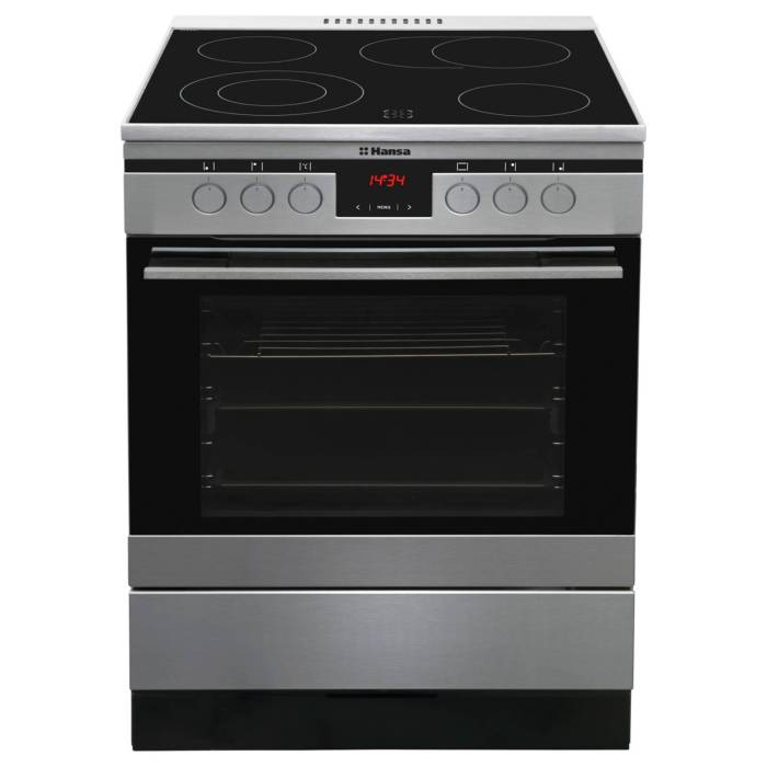 Hansa FCCX68225 — мощность 9,7 кВт и ширина 60 см делают плиту отличным выбором для просторных кухонь