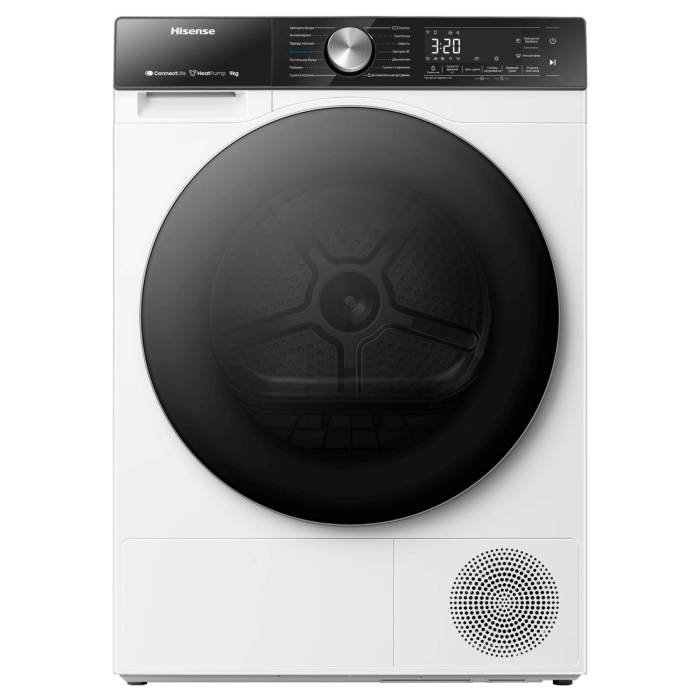 Hisense DH5S902BW — управление по Wi-Fi через приложение ConnectLife, цифровой дисплей и таймер отсрочки старта