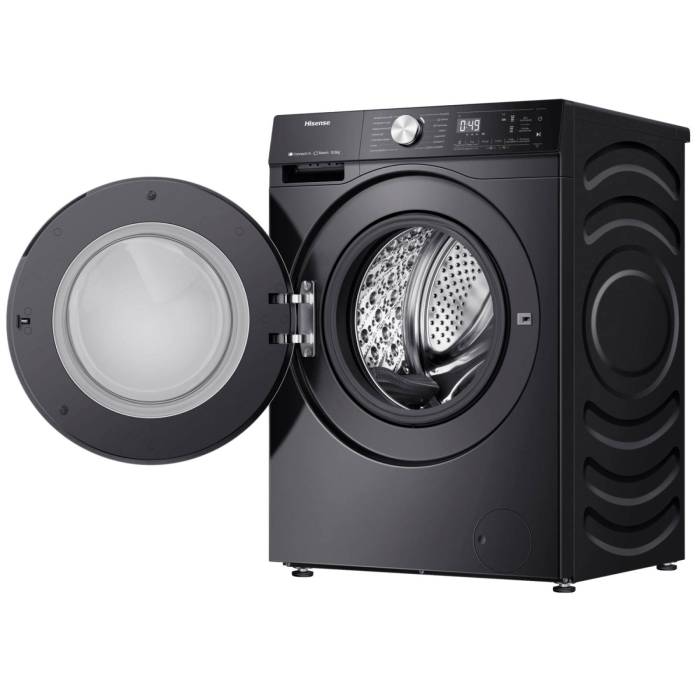 Стиральная машина Hisense WF5S1043BB — 15 программ: хлопок, шерсть, синтетика, спортивные вещи и пуховики, заказать с доставкой