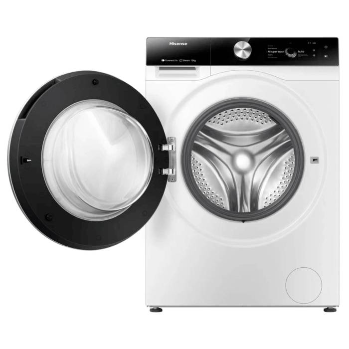 Hisense WF7S1247BW — расход всего 0,432 кВт·ч и 47 л воды за цикл Eco, купить с доставкой