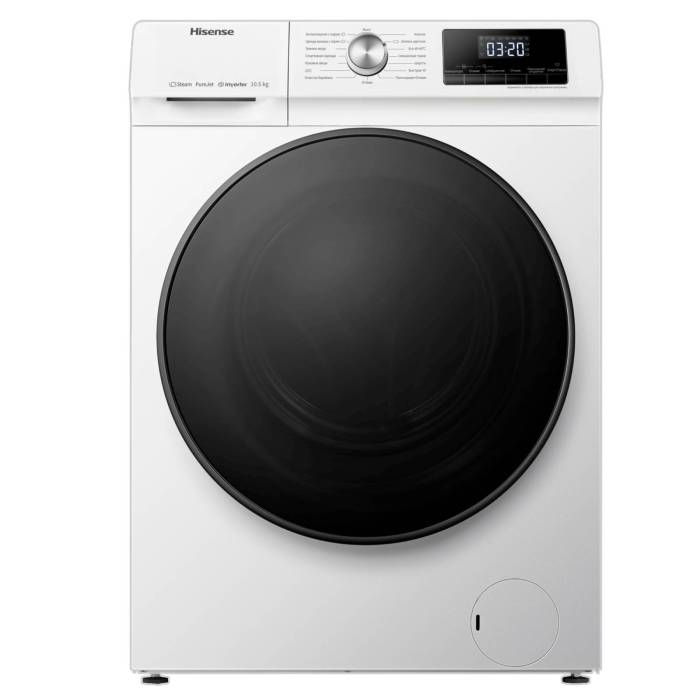 Стиральная машина Hisense WFQA1014VJM — инверторный мотор и барабан RainDrop на 66 л, заказать онлайн