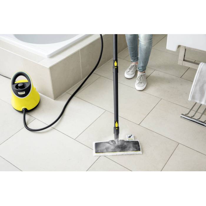 KARCHER SC 2 DELUXE EasyFix — защита от детей, предохранительный клапан, регулировка подачи пара на рукоятке, доставка с безопасностью