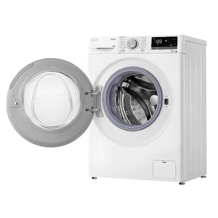 Стиральная машина LG F2V5PS0W белая, с инверторным мотором и технологией AI DD™. Купить в Бишкеке с доставкой