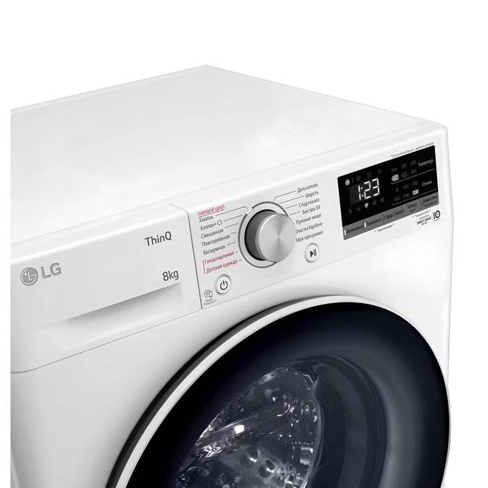 Стиральная машина LG F2V5PS0W белая, с инверторным мотором и технологией AI DD™. Купить в Бишкеке с доставкой